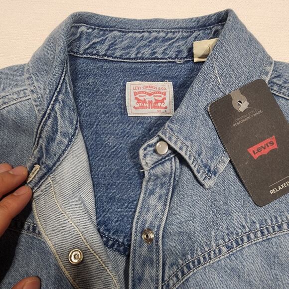 Levi's denim one piece dress size small W40''x35'' - Picture 8 of 9